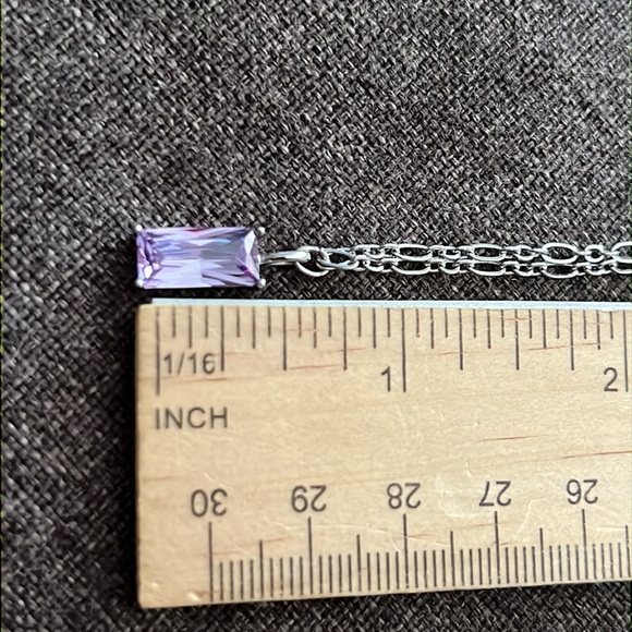 Light Purple Crystal Necklace - Picture 5 of 5